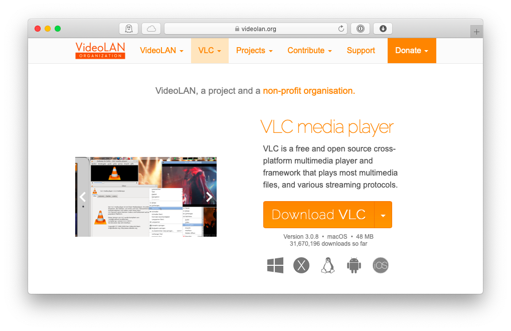 application similar to vlc for mac